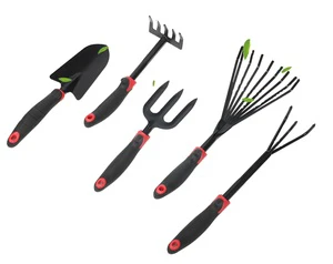 Professional Double Color Handle Mini Garden Tools Set 5PCS for Garden