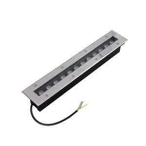 12W Linear Inground Light Outdoor Garden Buried Underground Lamp Recessed Yard Wall Washer Strip Buried Lamp