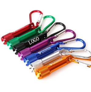 AJOTEQPT Promotion LED Flashlight Aluminum Alloy Mini Keychain Flashlight for Camping Small Gift Lighting Little extra Gift