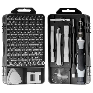 Mini Precision 115 in 1 Screwdriver Set for Mobile Repair Pocket Magnetic Screwdriver Bit Kit