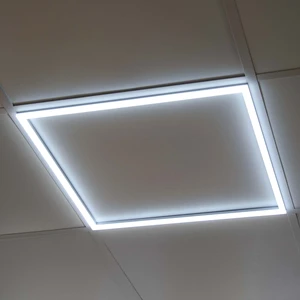 40w Recessed Square 595x595 Borderline LED Panel Light for Supermarket Office Building
