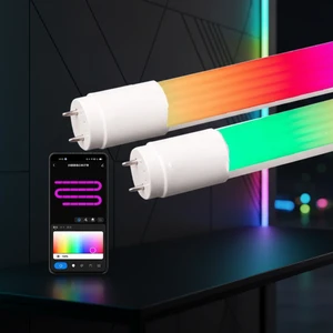 APP Control Colorful RGB LED Tube Light WiFi Smart Home Lighting with Running Water Effect