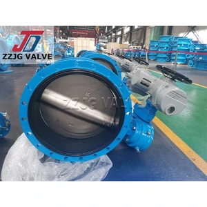 Double Eccentric Butterfly Valve API 609 Wafer Type Soft/Hard Seated for Water Oil Gas Steam