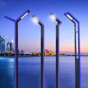 Garden LED Street Light Outdoor Landscape IP65 Waterproof 30W Die-cast Aluminum Simple White AC 80 CE Certified 2000 Lumens