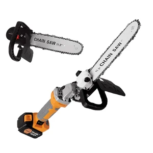 Portable 11.5in DIY Electric Angle Grinder Chainsaw Adapter Set OEM ODM Wood Cutting Garden Pruning Tool Kit New Wood Saw
