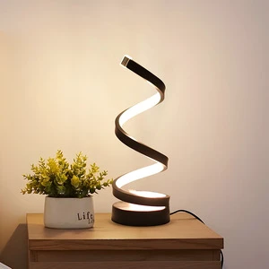Modern LED Desk Lamp USB Plug-in Dimmable Eye-Caring Decorative Atmosphere Light Nightlight Desktop Creative Clear Bar