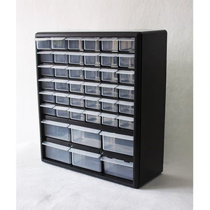 3021 Screw Storage Box Hardware Storage Box 42 Drawer Parts Cabinet For Hardware Crafts, Small Parts, Tool Storage - Black