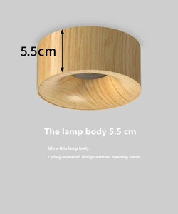 Modern Aluminum LED Surface Mounted Downlight 15W 4000K Anti-Glare Ceiling Light For Living Room & Home Office Led Ceiling Light