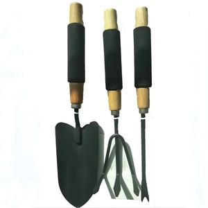 Garden Tool Set, Midium Size Gardening Tools Set Rake Fork Cultivator Trowel Kit, 4PCS/MINI 3PCS Gardening Kit