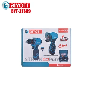 New Power Lithium Battery Tools Combo Kit 16.8V Cordless Impact Electric Drill Brushless Mini Angle Grinder DIY Power Tools Set