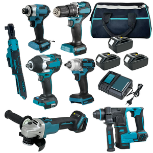 Wholesale 18V Li-ion Battery 12-Piece Industrial Tools Kit High Demand Original Mak OEM High Quality Kita Combo Power Tools Set