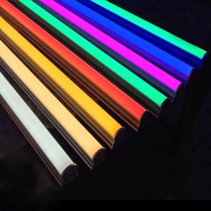 Boyid Aluminum Color Tube Light RGB 1.2M T5 T8 Purple Pink Red Blue Green LED