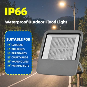 2-Year Warranty 100W 300W LED Flood Light Outdoor Waterproof Die-Cast Aluminum for Building Facade Billboard