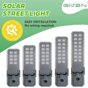 Professional All In One Solar Street Lamp IP66 50000 Hours Lifespan LiFePO4 Battery 3-Year Warranty