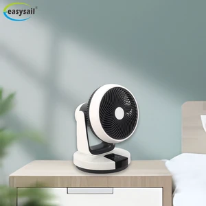 Office Air Circulation Fan Rechargeable Portable Electric 4 Speed Remote Control Desk Fan