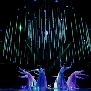 LED Pixel Kinetic Lighting Tube With RGBW Colorful DMX Motor for Party time