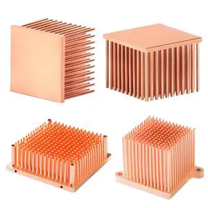 Dongguan Custom Cnc Square Round Pin Fin Heatsink Cooper Servers Cooler Cold Forging Led Light Cpu Radiators Heat Sink