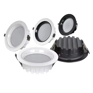 Dimmable Commercial Spotlight Anti Glare Ceiling Led Downlight Trimless Recessed Down Light for Hotel Downlights