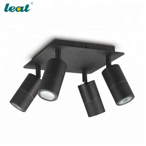 SQUARE IP65 Four Heads Spot Light Led Outdoor Led Wall Ceiling Light with 2 Years Warranty