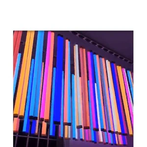 Led Tube Light colorful t8 Rgb 18W 4ft 2ft T8 PC Outdoor IP65 Waterproof Led Tubes
