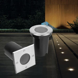 China Factory Outdoor Recessed Ground Floor Lamp IP68 Waterproof Inground GU10 Led Underground Light