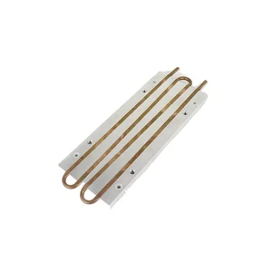 High Power Water Cooled Aluminum Plate Liquid Cooling Heat Sink Plate with Heat Pipe