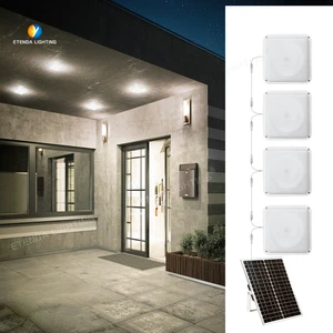 Solar LED IP65 Dimmable 6500K Daylight Ceiling Lights for Outdoor Gardens Walkways Lawns & Backyards