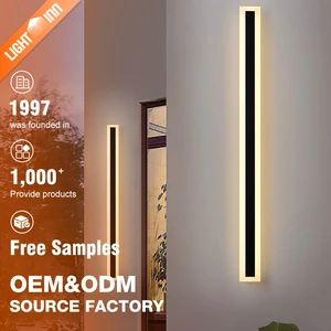 110V 220V IP65 Indoor Outdoor LED Wall Lamp 3000K Warm White Garden Sconce
