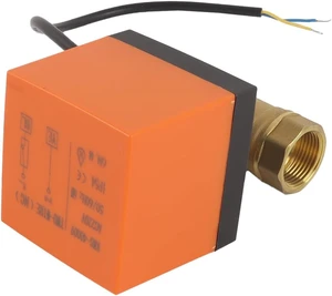 TMOK AC 220V 110V 12V 24V 2 Way NC NO Normally Closed Open Two Wires Electric Motorized Brass Ball Valve With Actuator