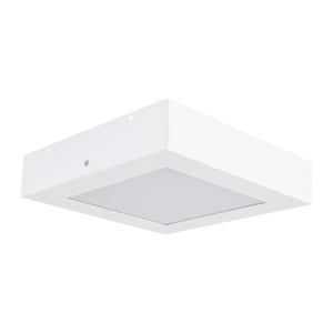 High Efficiency IP40 115 Lm/W Industrial Design Mild Steel Body Surface Mounted LED Panel Luminaires 3-6K CCT Backlight Dimmable