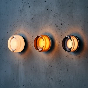 Nordic Round Wall Lamp Modern Simple Hotel Background Wall Corridor Corridor Bathroom Porch Bedside Wall Lamp