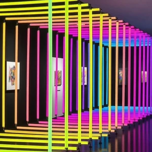 Stage Light Tube Full Color RGB 360 Degree IP67 Waterproof for Concert Event Wall Structure Magic Rainbow Display Light