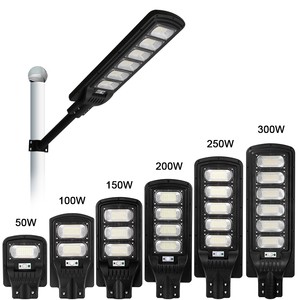 Solar Street Lamp High Lumen Induction Motion Sensor Waterproof Integrated Outdoor Luminaria Road Led Garden Solar Street Lights