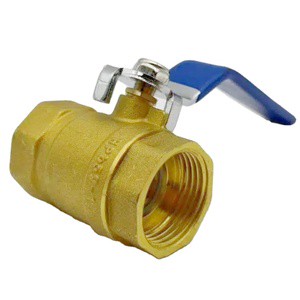 Heavy-Duty Brass Female Thread Ball Valve Yellow Water Pipe Switch 1/2