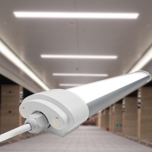 IP65 Led Triproof Batten 40w Industrial Workshop Light 1200mm Linear Dali Dimming Led Triproof Light