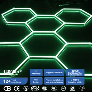 Factory Direct Sales High-End Hexagonal RGB LED Bar Light Premium Smart Aluminium RGB Lighting Tubes