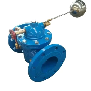 100X Remote Control Floating Ball Valve Hydraulic Automatic Control Valve Ductile Cast Iron Flange Connection Water OEM