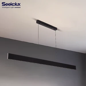 Aluminum Modern LED Pendant Light Sensor Ceiling Light COB Anti Glare Office Hall Tea Room Hanging Linear Light
