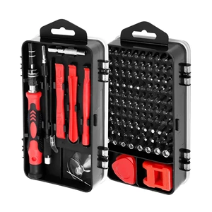 New Model 115-Piece Precision Screwdriver Bits Set OEM Scraper Hand Tool Kit Hard Case for Android Phone Laptop Low MOQ Stock