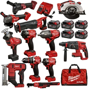 Factory Direct Sales, 19-in-1 Portable Power Tool Set with LED Light, Suitable for Auto Repair, Construction and Woodworking.