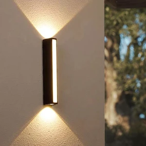 Aluminium Alloy Modern Exterior Wall Lamp 3000K 6000K Warm White Outdoor Wall Sconce LED Wall Light