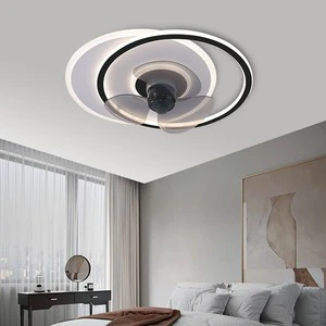 Intelligent Variable Frequency LED Ceiling Fan Light for Bedroom Dining Room and Study Flicker-Free for Comfortable Lighting