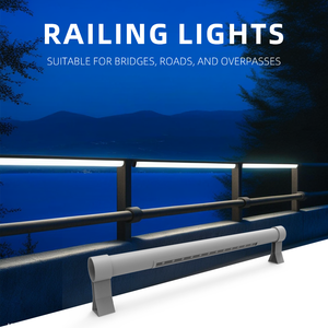 12W-24W Energy-Saving Bridge Lighting Street Lamp with 121MM Pipe Diameter Circular Tube Guardrail Circular Guardrail Lamp