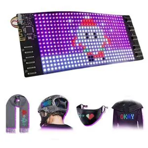Full Color Flexible LED Panel Light Individually Addressable LED Matrix Display Conveniently Light up High Luminous Performance