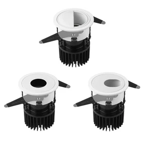 Zhongshan Factory 6W 9W 12W Showroom Recessed Ceiling Ip44 Waterproof Aluminum Cct Economic Downlight