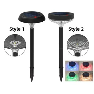 Solar-powered IP65 Outdoor Garden Yard Lawn Stake Light Night Lamp Patterned Light Atmospheric Illumination LED Pastoral