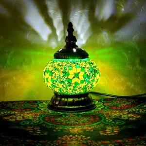 Desk Lamp Turkish Mosaic Glass Stained Glass Table Lamp for Sale