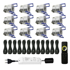 Garden Decoration Mini Led 12V 3W Recessed Spotlight Outdoor for Terace Roof Winter 10pcs As One Set for Veranda