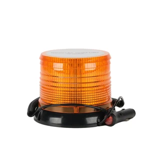 LED Strobe Light Yellow Blue Red Magnetic Roof Spotlight Driving Lights Forklift Light School Bus Traffic Engineering Vehicle