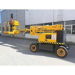 Waterproof Electric Control Boom Lift with Rain protection for Municipal Lamp and Bridge Maintenance